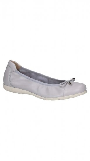 CAPRICE leather ballerina shoes for women