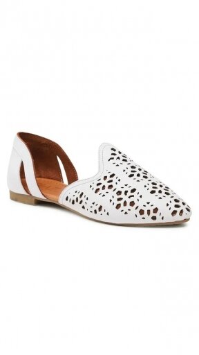 White leather sandals for women PIAZZA