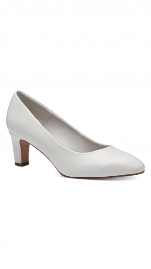 White high-heeled shoes TAMARIS