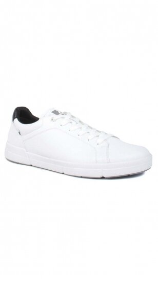 White sport leisure shoes for men RIEKER