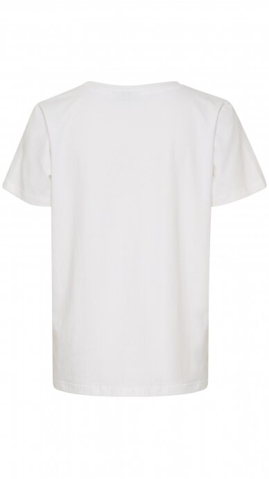 Balti marškinėliai trumpomis rankovėmis FRANSA 4