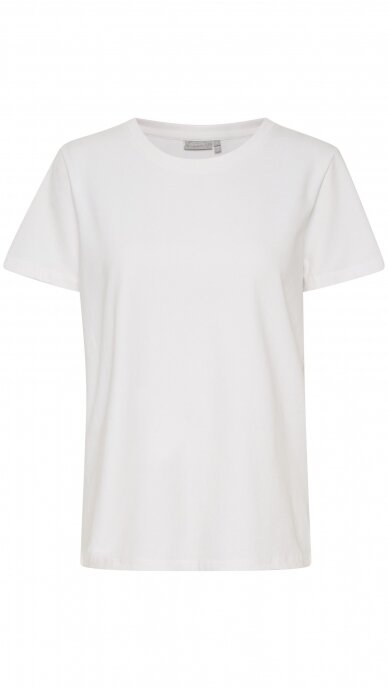 Balti marškinėliai trumpomis rankovėmis FRANSA 3