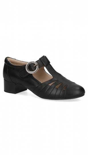 CAPRICE elegant black shoes for women