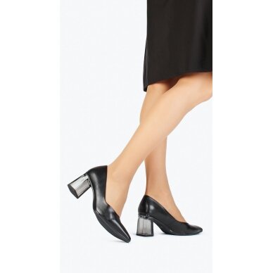Elegant black high-heeled shoes TAMARIS 22439-41 6