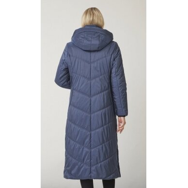 Long women's jacket INA BLUE 1