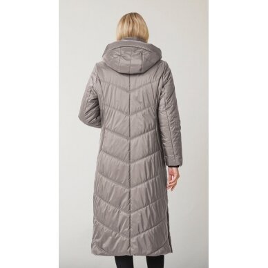 Long women's jacket INA GRAY 1