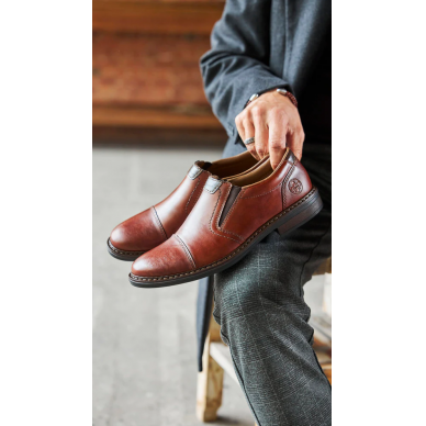 Classic brown men's shoes RIEKER