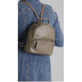 Leather backpack TOSCANIO E74 BEZ