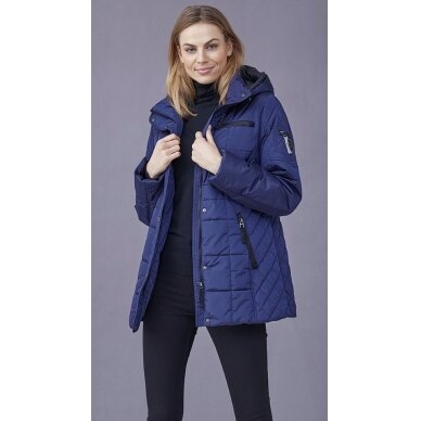 Half-length women's jacket EFA BLUE 1