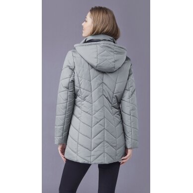 Half-length women's jacket ELLY SMOKE 1