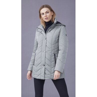 Half-length women's jacket ELLY SMOKE