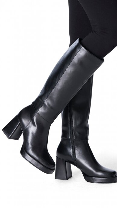 Stilingi aukštakulniai ilgaauliai batai moterims TAMARIS 25510-41 5