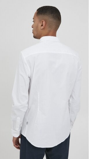 Vyriški balti klasikiniai marškiniai ilgomis rankovėmis SOLID
